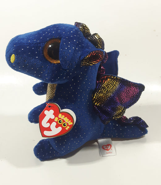 2020 Ty Beanie Boos Saffire The Dragon Plush Toy New with Tags