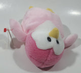 2007 Ty Beanie Babies Glacier Pink Owl Plush Stuffed Animal Toy New with Tags