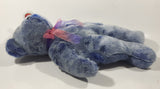 2001 Ty Beanie Buddy Periwinkle Blue Teddy Bear 13" Tall Plush Stuffed Animal Toy New with Tags