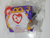 1996 McDonald's Ty Beanie Babies Chops The Lamb Stuffed Plush Toy New with Tags and Opened Package