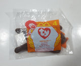 1996 McDonald's Ty Beanie Babies Chocolate The Moose Stuffed Plush Toy New with Tags and Opened Package