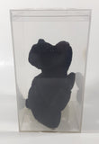 1996 Ty Beanie Babies Scottie The Black Dog Stuffed Plush Toy New with Tags in Display Case