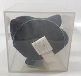 1996 Ty Beanie Babies Scottie The Black Dog Stuffed Plush Toy New with Tags in Display Case