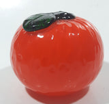 Vintage Art Glass Fruit Orange 3" Tall Ornament