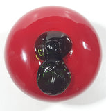 Vintage Art Glass Fruit Red Apple 3 1/2" Tall Ornament