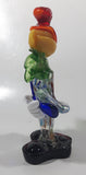 Vintage Murano Clown 7 1/2" Tall Art Glass Ornament