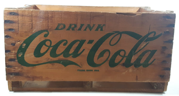 Vintage 1974 Drink Coca Cola Have A Coke Wood Pop Bottle Crate