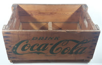 Vintage 1974 Drink Coca Cola Have A Coke Wood Pop Bottle Crate