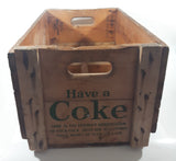 Vintage 1974 Drink Coca Cola Have A Coke Wood Pop Bottle Crate