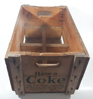 Vintage 1974 Drink Coca Cola Have A Coke Wood Pop Bottle Crate