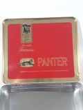 Vintage H. & J. van Schuppen N.V. Veenendaal-Holldan Panter Senoritas Furore Red Tin Metal 20 Cigar Case Holder Made in Holland