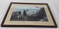 The Bonxie by James C. Hook (1819-1907) 16 1/2" x 21" Framed Art Painting Print