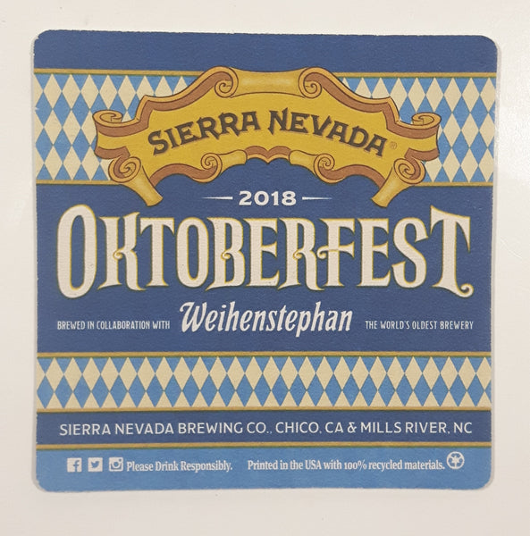 Sierra Nevada Brewing 2018 Oktoberfest Paper Beverage Drink Coaster