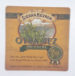 Sierra Nevada Brewing Otra Vez Gose-Style Ale Paper Beverage Drink Coaster