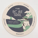 The BC Ale Trail 4" Paper Beverage Drink Coaster