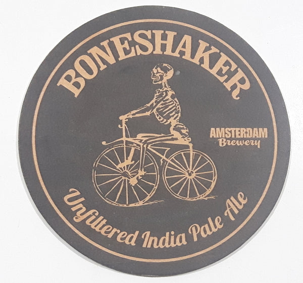 Amsterdam Brewery Boneshaker Unfiltered India Pale Ale Cruiser All Day Pale Ale 4" Paper Beverage Drink Coaster