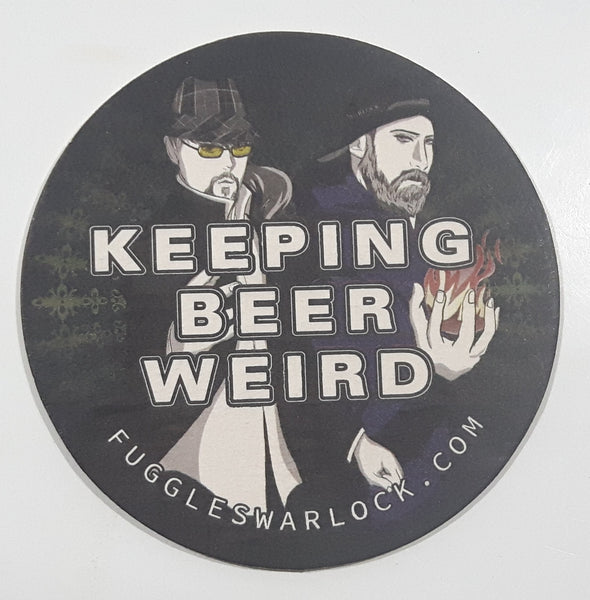 Fuggles & Warlock Craftworks Keeping Beer Weird 3 1/2" Paper Beverage Drink Coaster