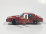 Vintage Yatming No. 1067 Ford Mustang Turbo Cob Red Die Cast Toy Car Vehicle with Opening Doors Missing Tires