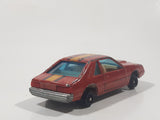 Vintage Yatming No. 1067 Ford Mustang Turbo Cob Red Die Cast Toy Car Vehicle with Opening Doors Missing Tires