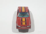 Vintage Yatming No. 1067 Ford Mustang Turbo Cob Red Die Cast Toy Car Vehicle with Opening Doors Missing Tires
