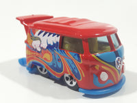 2014 Hot Wheels HW Workshop Kool Kombi Red Die Cast Toy Car Vehicle