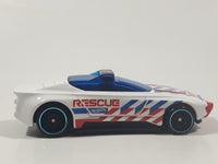 2021 Hot Wheels HW Rescue Alpha Pursuit White Die Cast Toy Car Vehicle