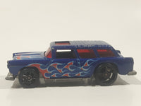 2009 Hot Wheels Heat Fleet Chevy Nomad Dark Blue Die Cast Toy Station Wagon Car Vehicle