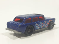 2009 Hot Wheels Heat Fleet Chevy Nomad Dark Blue Die Cast Toy Station Wagon Car Vehicle