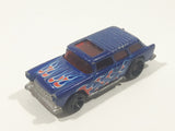 2009 Hot Wheels Heat Fleet Chevy Nomad Dark Blue Die Cast Toy Station Wagon Car Vehicle