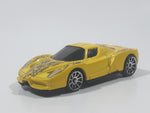 2005 Hot Wheels Enzo Ferrari Yellow Die Cast Toy Super Car Vehicle