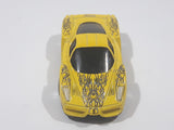 2005 Hot Wheels Enzo Ferrari Yellow Die Cast Toy Super Car Vehicle