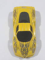 2005 Hot Wheels Enzo Ferrari Yellow Die Cast Toy Super Car Vehicle