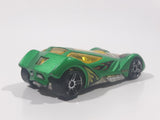 2010 Hot Wheels Race World Cave Sinistra Satin Metallic Green Die Cast Toy Car Vehicle