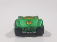 2010 Hot Wheels Race World Cave Sinistra Satin Metallic Green Die Cast Toy Car Vehicle