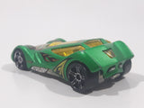 2010 Hot Wheels Race World Cave Sinistra Satin Metallic Green Die Cast Toy Car Vehicle