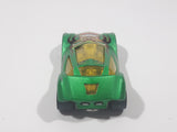 2010 Hot Wheels Race World Cave Sinistra Satin Metallic Green Die Cast Toy Car Vehicle