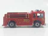 1982 Hot Wheels Fire Eater Red Fire Truck Die Cast Toy Car Vehicle - BW - Blue Lights