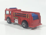 1982 Hot Wheels Fire Eater Red Fire Truck Die Cast Toy Car Vehicle - BW - Blue Lights