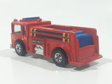 1982 Hot Wheels Fire Eater Red Fire Truck Die Cast Toy Car Vehicle - BW - Blue Lights