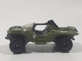 2017 Hot Wheels HW Screen Time Halo UNSC Warthog Army Green Die Cast Toy Car Vehicle DTW95