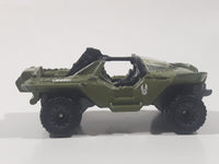 2017 Hot Wheels HW Screen Time Halo UNSC Warthog Army Green Die Cast Toy Car Vehicle DTW95