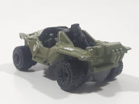 2017 Hot Wheels HW Screen Time Halo UNSC Warthog Army Green Die Cast Toy Car Vehicle DTW95