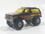 1984 Hot Wheels Blazer 4x4 Black Die Cast Toy Car Vehicle with Opening Doors