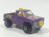 Vintage 1990 Hot Wheels Power Plower Truck Purple Die Cast Toy Car Vehicle