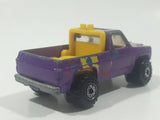 Vintage 1990 Hot Wheels Power Plower Truck Purple Die Cast Toy Car Vehicle