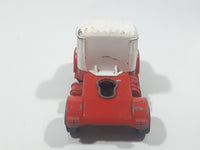 Vintage Corgi Juniors Mercedes Benz Semi Tractor Truck White and Red Die Cast Toy Car Vehicle