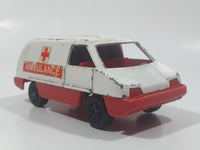 Vintage Corgi Cubs Ambulance White and Red Die Cast Toy Car Vehicle