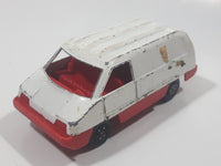 Vintage Corgi Cubs Ambulance White and Red Die Cast Toy Car Vehicle