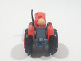 Vintage 1950 United Features Syndicate No. C10 Charlie Brown Tractor Red Die Cast Toy Car Vehicle Made in Hong Kong