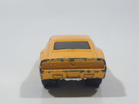 2007 Hot Wheels '69 Ford Mustang Yellow Die Cast Toy Muscle Car Vehicle